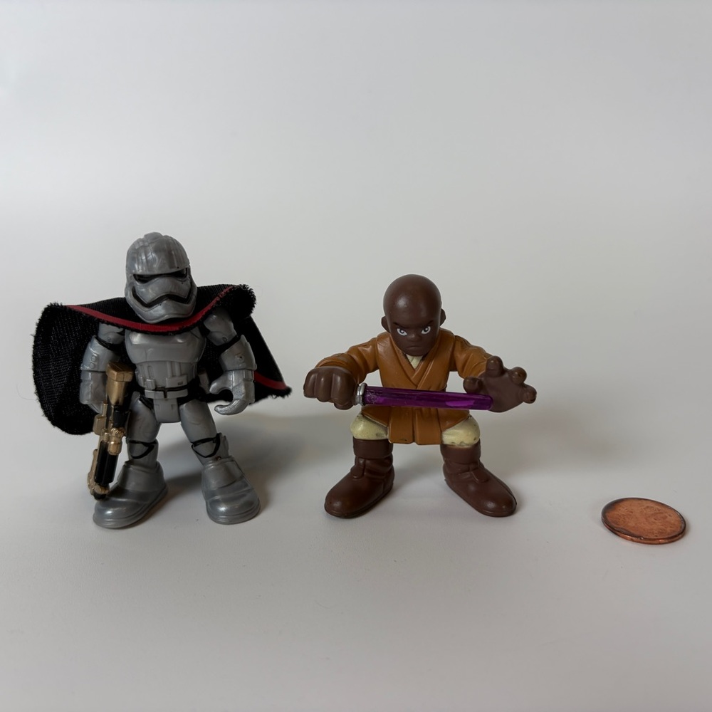 4/$25 Playbook Star Wars Galactic Heroes Figure Resistance Captain Phasma + Mace